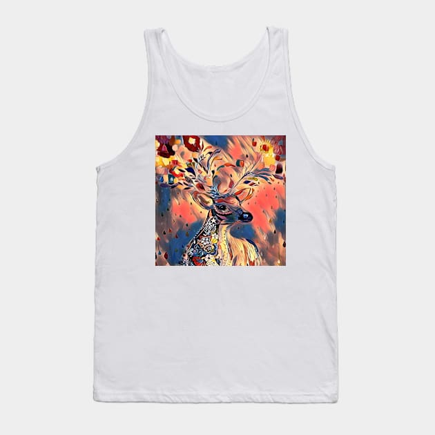 Deer Autumn Tank Top by PhotoArtLJR